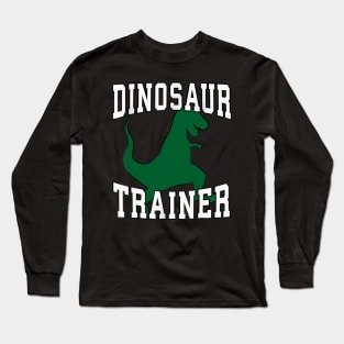 Dinosaur Trainer Halloween T Shirt, Costume for Adults Kids Long Sleeve T-Shirt